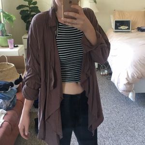 NWOT Wishlist open shirt